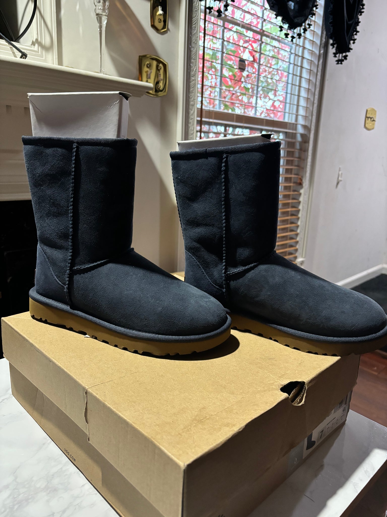 Navy UGG boots