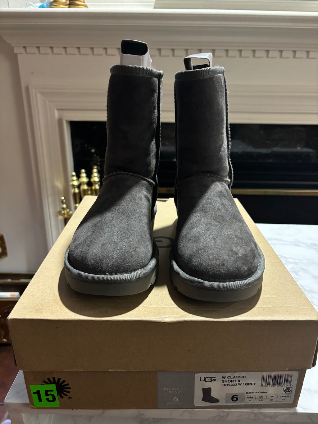 Grey UGG boots